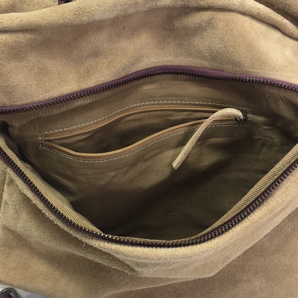 Free People Brown Suede Hobo Bag - Picture 5 of 8